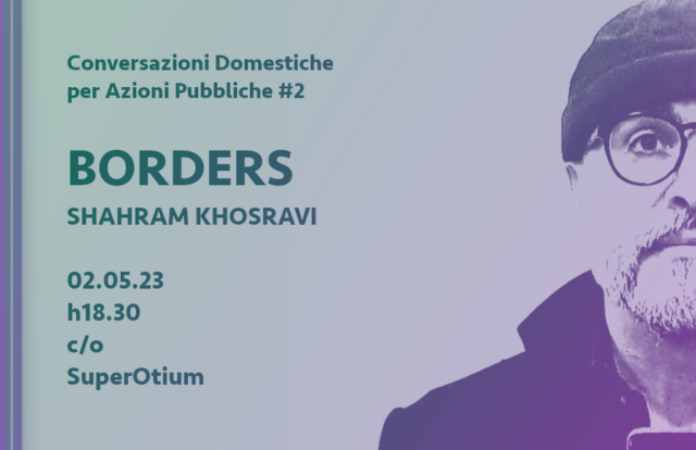 SHAHRAM KHOSRAVI |Borders